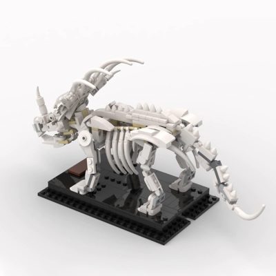 CREATOR MOC 45888 Styracosaurus Skeleton by LegoFossil MOCBRICKLAND 5