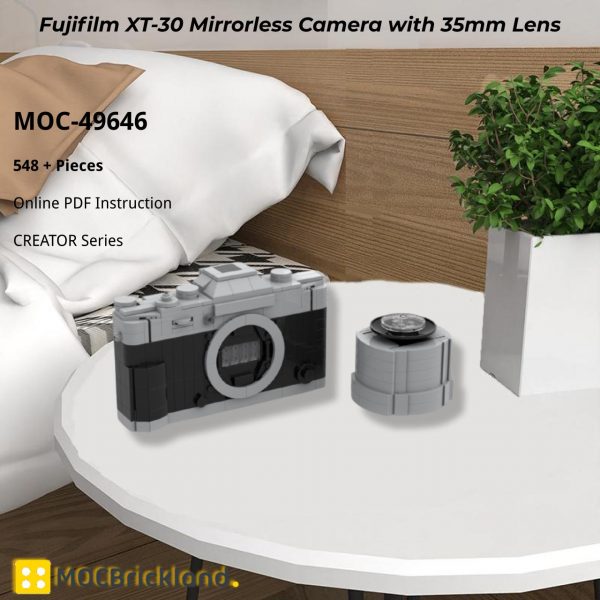 CREATOR MOC 49646 Fujifilm XT 30 Mirrorless Camera with 35mm Lens by YCBricks MOCBRICKLAND 2