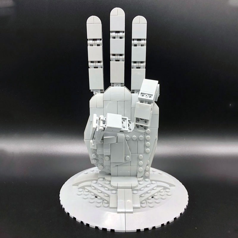 CREATOR MOC 50374 Live Size Human Hand by Hackules MOCBRICKLAND 1 1