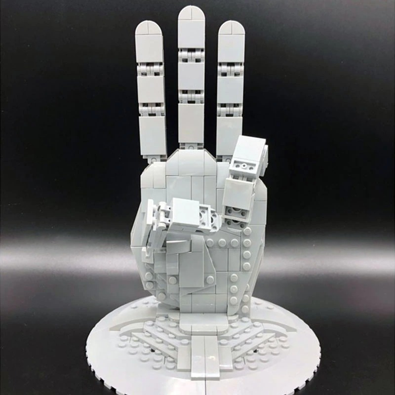 CREATOR MOC 50374 Live Size Human Hand by Hackules MOCBRICKLAND 3 1