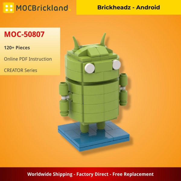 CREATOR MOC 50807 Brickheadz Android by LiuWong MOCBRICKLAND 2