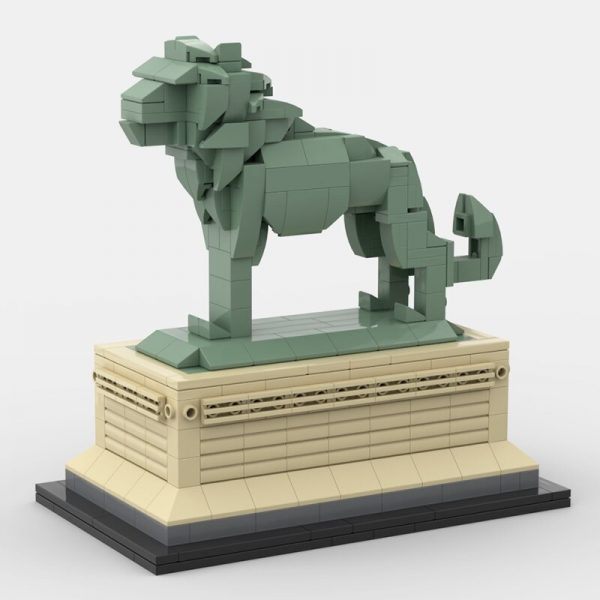 CREATOR MOC 53134 Art Institute Lion Chicago by bric.ole MOCBRICKLAND 1
