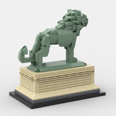 CREATOR MOC 53134 Art Institute Lion Chicago by bric.ole MOCBRICKLAND 3