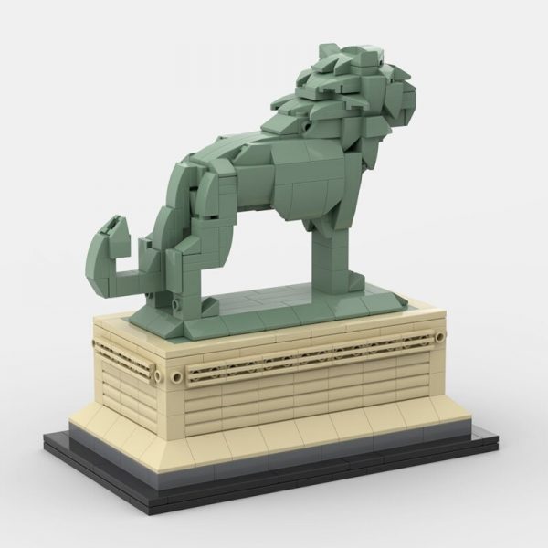 CREATOR MOC 53134 Art Institute Lion Chicago by bric.ole MOCBRICKLAND 3