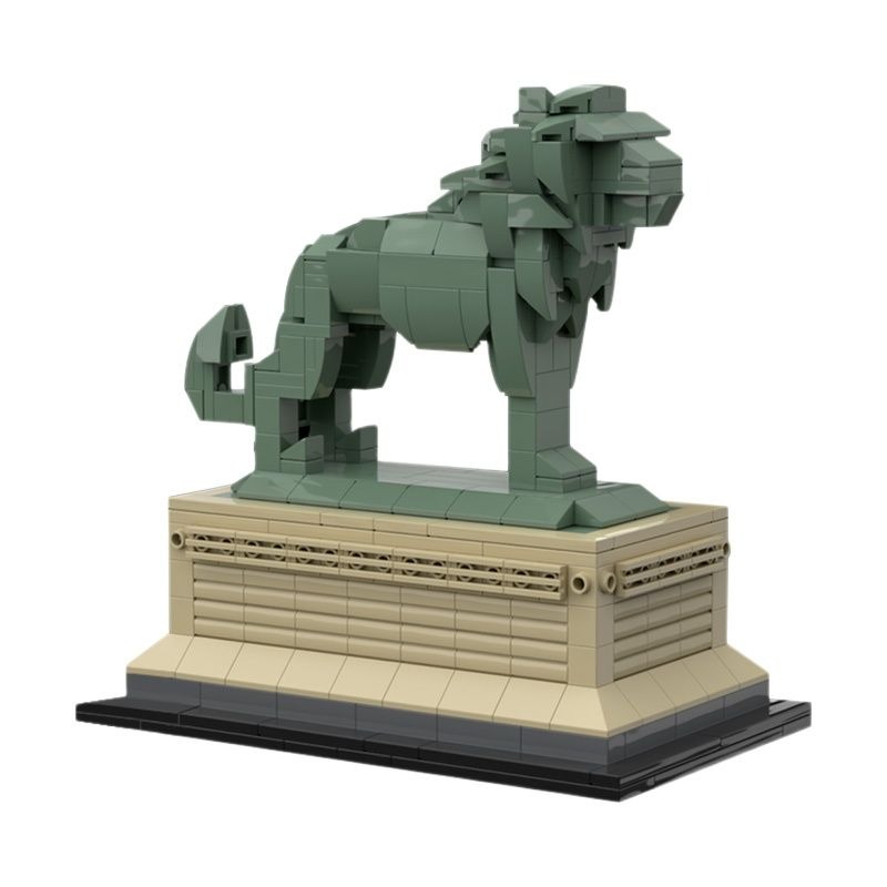 CREATOR MOC 53134 Art Institute Lion Chicago by bric.ole MOCBRICKLAND 4 1