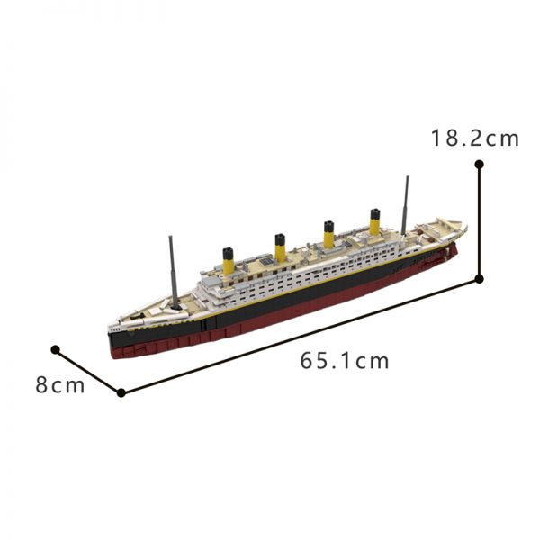 CREATOR MOC 56817 RMS Titanic by bru bri mocs MOCBRICKLAND 1