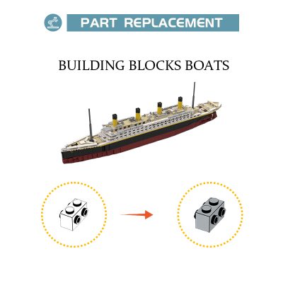 CREATOR MOC 56817 RMS Titanic by bru bri mocs MOCBRICKLAND 2