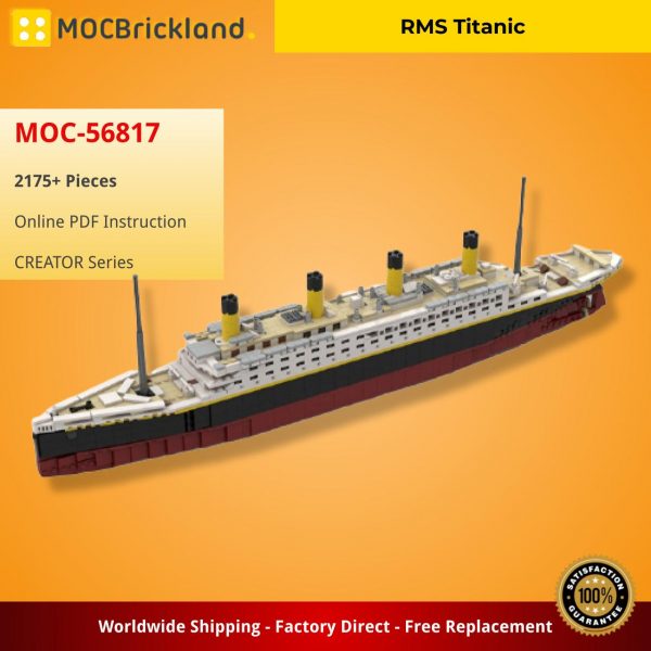 CREATOR MOC 56817 RMS Titanic by bru bri mocs MOCBRICKLAND