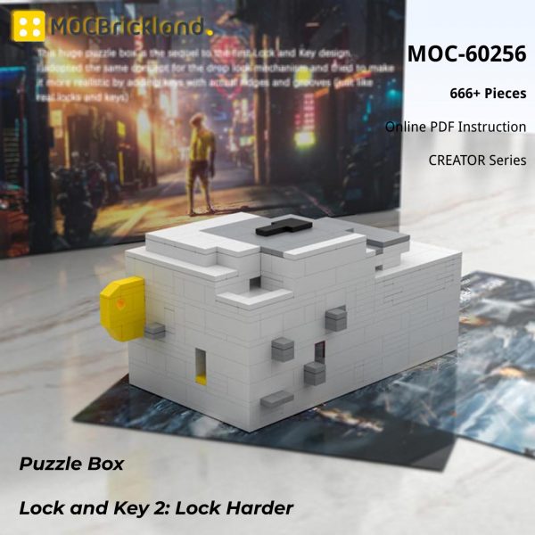 CREATOR MOC 60256 Puzzle Box Lock and Key 2 Lock Harder by ajryan4 MOCBRICKLAND