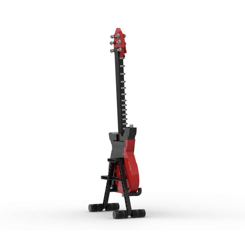 CREATOR MOC 62847 Guitar Red Special and Display Stand MOCBRICKLAND 4 800x800 1