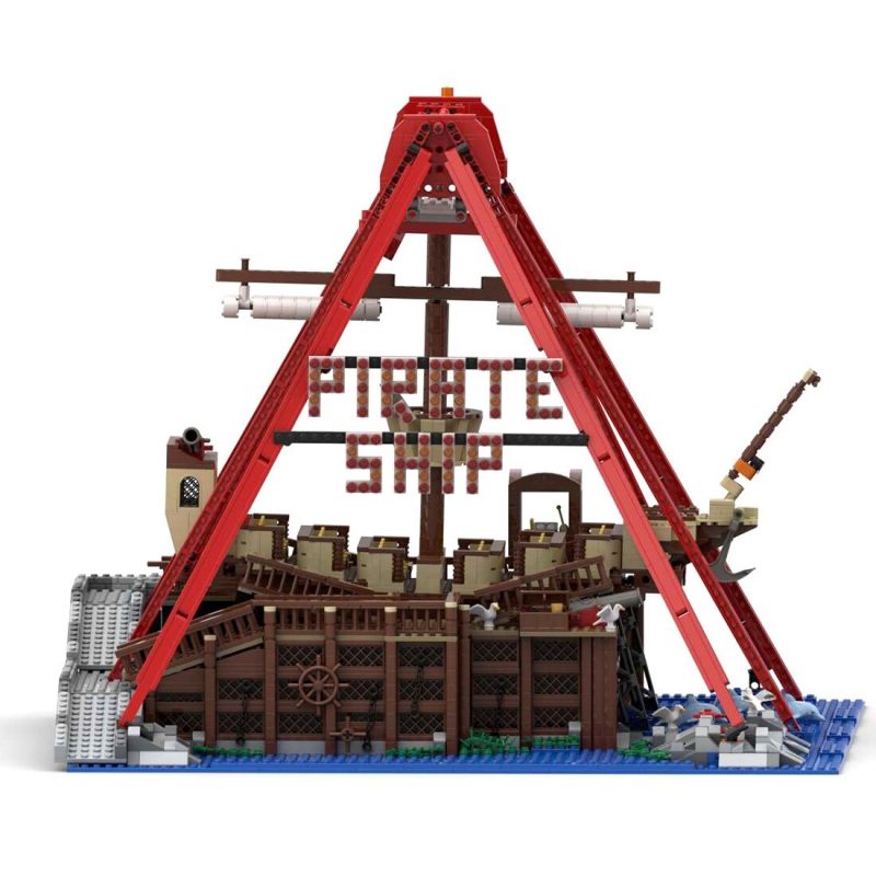 CREATOR MOC 67413 Theme Park Pirate Ship Ride by Gdale MOCBRICKLAND 5 800x800 1