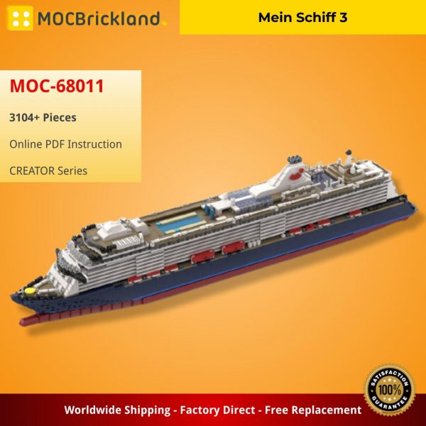 CREATOR MOC 68011 Mein Schiff 3 by bru bri mocs MOCBRICKLAND 5