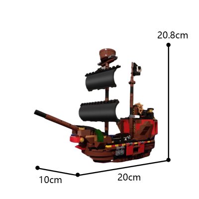 CREATOR MOC 72105 Additional Pirate Ship by Popider MOCBRICKLAND 3