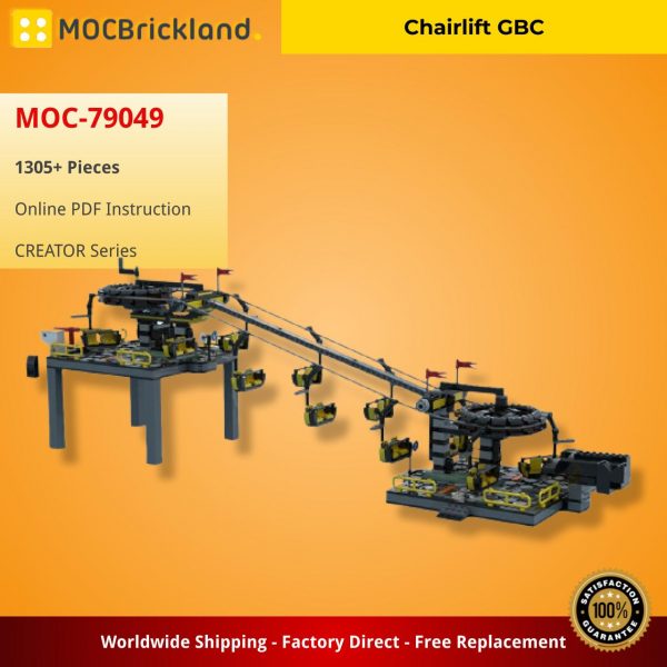 CREATOR MOC 79049 Chairlift GBC by Brick eric MOCBRICKLAND 2