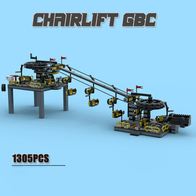 CREATOR MOC 79049 Chairlift GBC by Brick eric MOCBRICKLAND 3 1