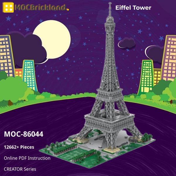 CREATOR MOC 86044 Eiffel Tower by Serenity MOCBRICKLAND 2