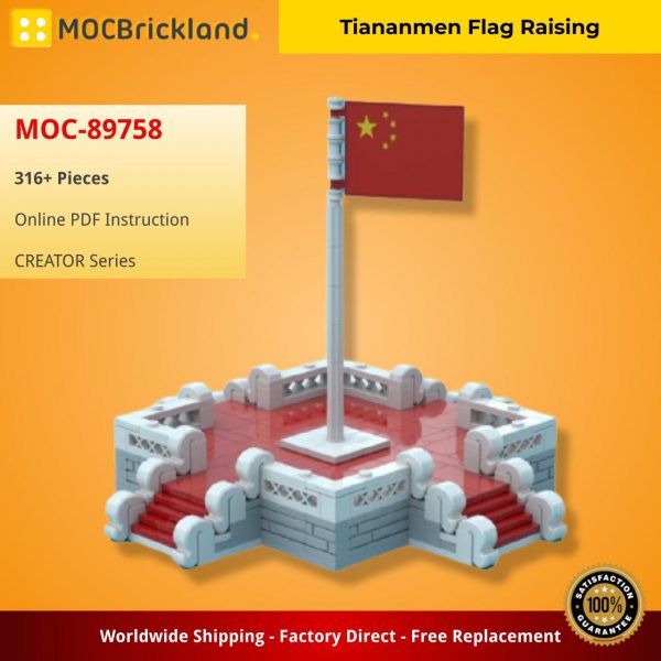 CREATOR MOC 89758 Tiananmen Flag Raising MOCBRICKLAND 2