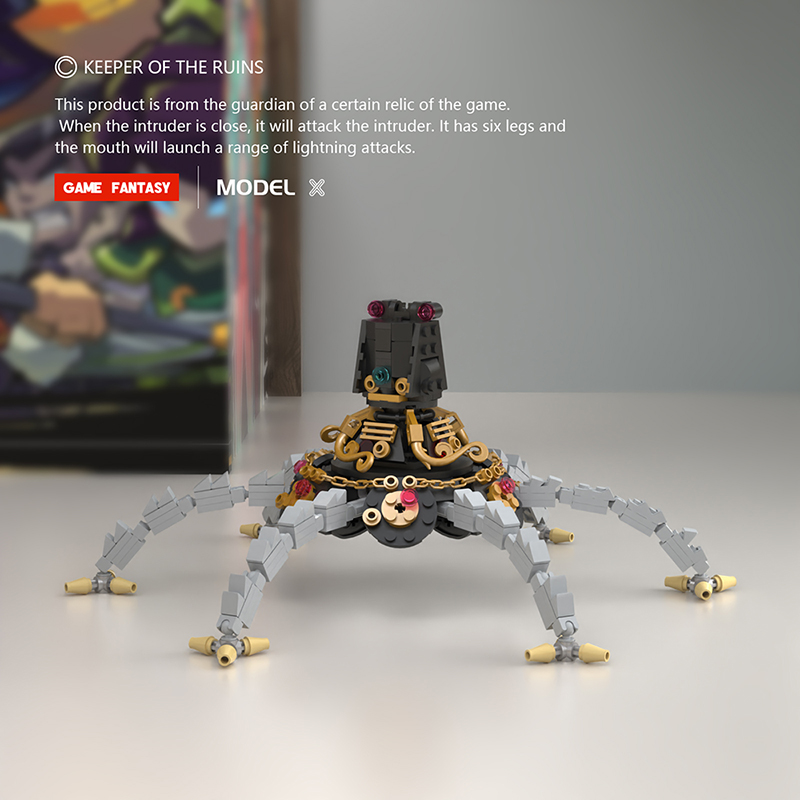 CREATOR MOC 89782 The Legend of Zelda Breath of the Wild Guardian MOCBRICKLAND 1 1