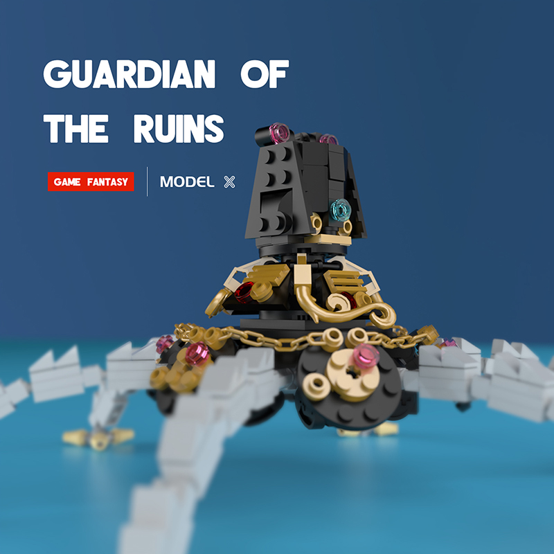 CREATOR MOC 89782 The Legend of Zelda Breath of the Wild Guardian MOCBRICKLAND 3 1