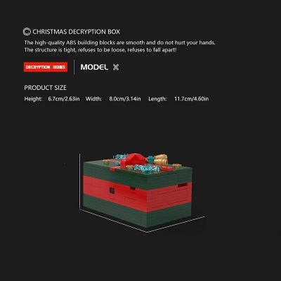 CREATOR MOC 89783 Green Christmas Gift Card Box MOCBRICKLAND 3 1