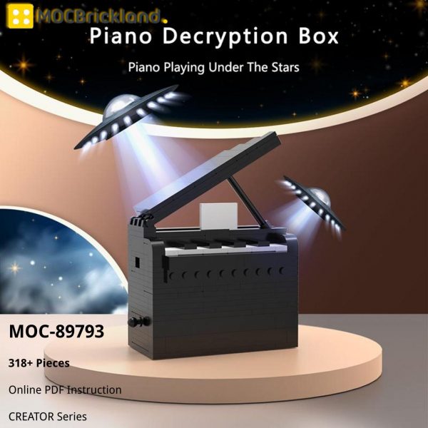 CREATOR MOC 89793 Piano Puzzle Box MOCBRICKLAND