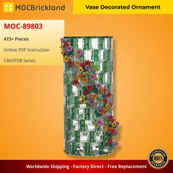 CREATOR MOC 89803 Vase Decorated Ornament MOCBRICKLAND 5
