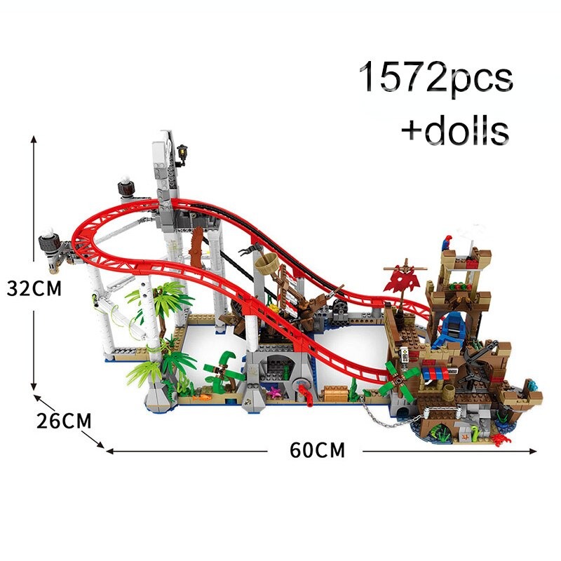 CREATOR MOC 89805 Pirate Roller Coaster MOCBRICKLAND 1 1