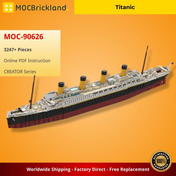 CREATOR MOC 90626 Titanic by bru bri mocs MOCBRICKLAND 2