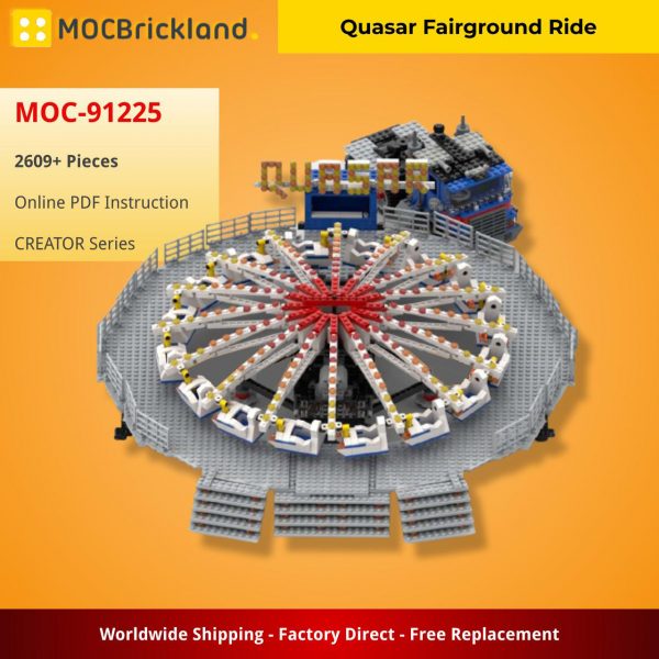 CREATOR MOC 91225 Quasar Fairground Ride by Gdale MOCBRICKLAND 2