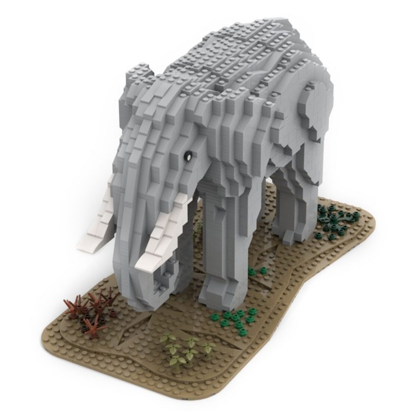 CREATOR MOC 93606 Elephant by Ben Stephenson MOCBRICKLAND 4 800x800 1