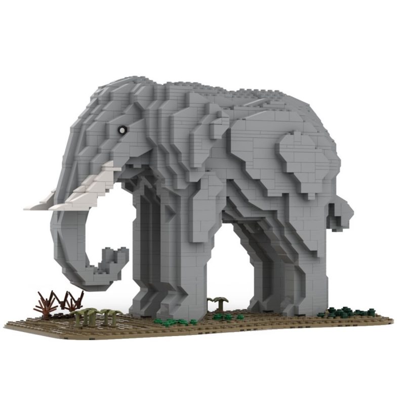 CREATOR MOC 93606 Elephant by Ben Stephenson MOCBRICKLAND 5 800x800 1
