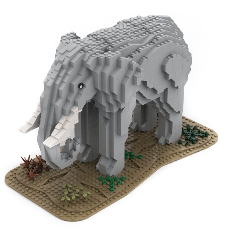 CREATOR MOC 93606 Elephant by Ben Stephenson MOCBRICKLAND 7 800x800 1