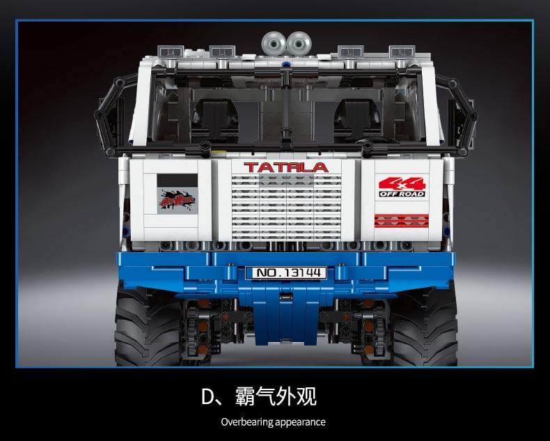 MOULD KING 13144 The Arakawa Tow Off-Road Truck Tatra 813 8x8