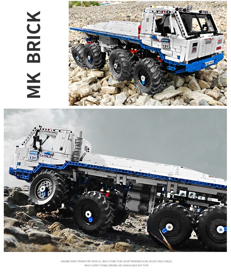 MOULD KING 13144 The Arakawa Tow Off-Road Truck Tatra 813 8x8