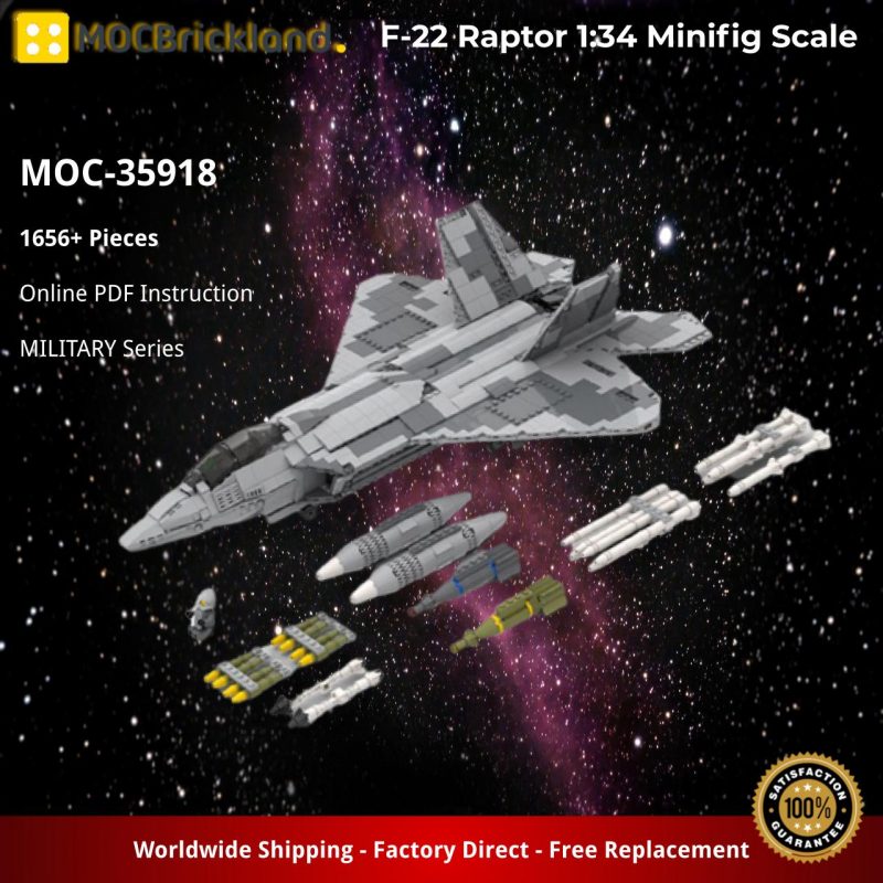 MILITARY MOC 35918 F 22 Raptor 134 Minifig Scale by DarthDesigner MOCBRICKLAND 800x800 1