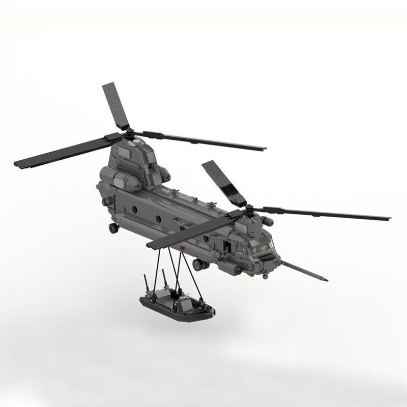 MILITARY MOC 37497 Boeing MH 47 G Special Ops Chinook 133 Minifig Scale by DarthDesigner MOCBRICKLAND 1
