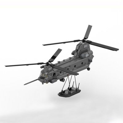 MILITARY MOC 37497 Boeing MH 47 G Special Ops Chinook 133 Minifig Scale by DarthDesigner MOCBRICKLAND 3