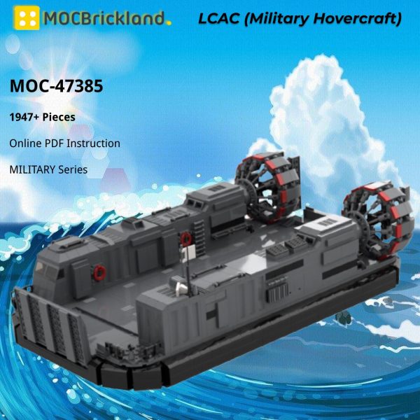 MILITARY MOC 47385 LCAC Military Hovercraft by Brick boss pdf MOCBRICKLAND 2