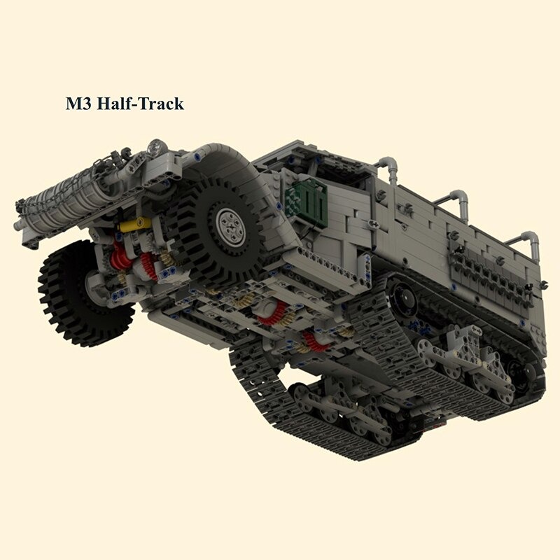 MILITARY MOC 50196 M3 Half Track by legolaus MOCBRICKLAND 2 1