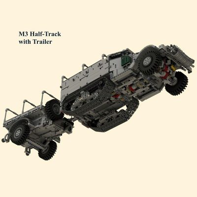 MILITARY MOC 50196 M3 Half Track by legolaus MOCBRICKLAND 5
