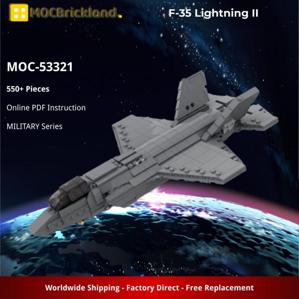 MILITARY MOC 53321 F 35 Lightning II by bru bri mocs MOCBRICKLAND 5