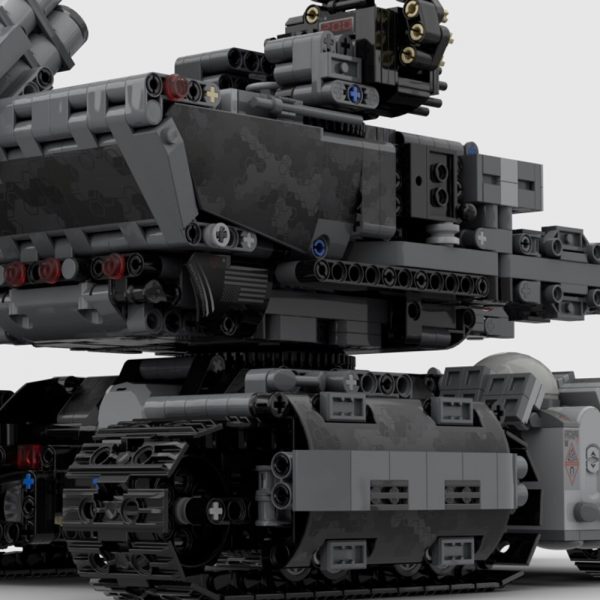 MILITARY MOC 56058 Sentinel M7XG Razorback Assault Tank by Cyborg Samurai MOCBRICKLAND 6