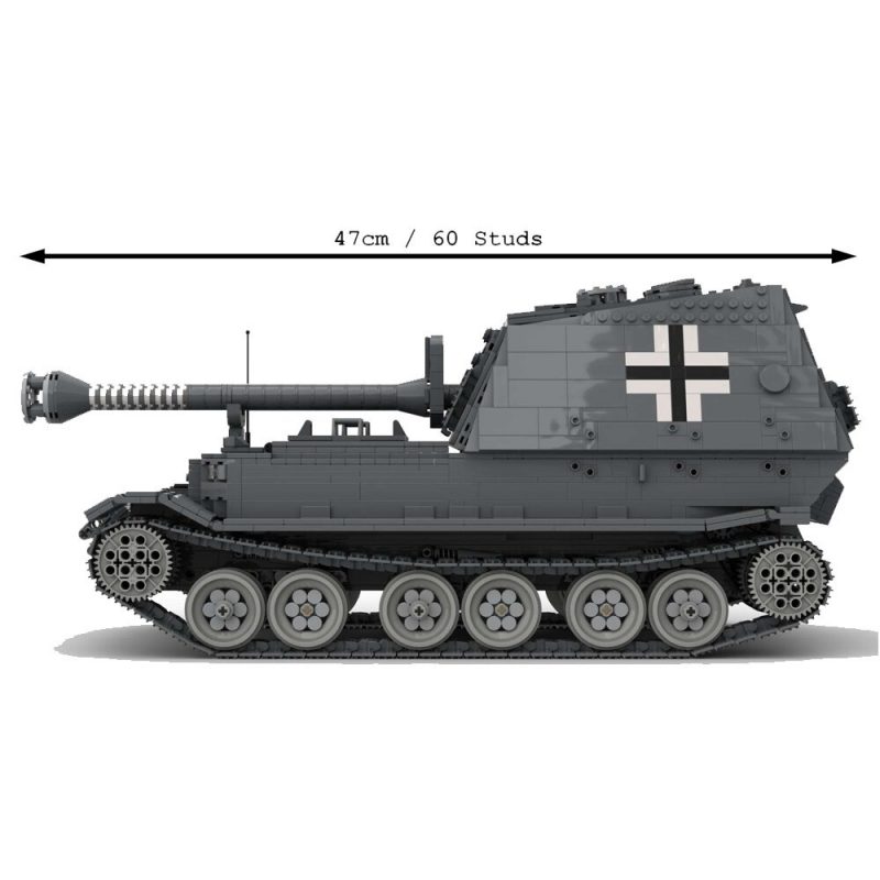 MILITARY MOC 62740 Panzerjager Tiger P Elefant by Gautsch MOCBRICKLAND 2 800x800 1