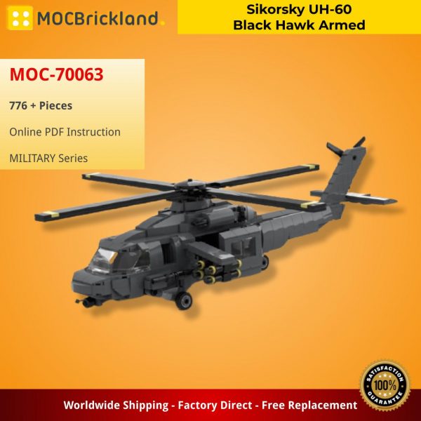 MILITARY MOC 70063 Sikorsky UH 60 Black Hawk Armed by Brick boss pdf MOCBRICKLAND 1