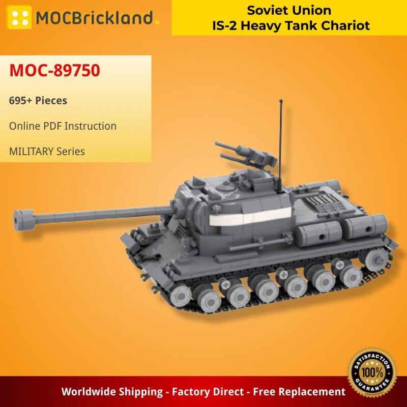 MILITARY MOC 89750 Soviet Union IS 2 Heavy Tank Chariot MOCBRICKLAND 2 800x800 1