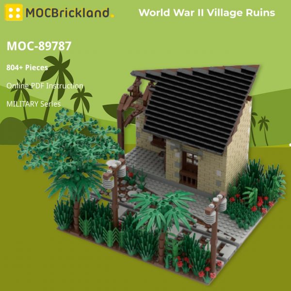 MILITARY MOC 89787 World War II Village Ruins MOCBRICKLAND