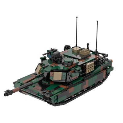 MILITARY MOC 89790 M1 Tank MOCBRICKLAND 3