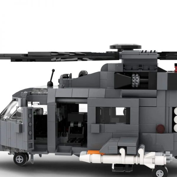 MILITARY MOC 89811 Naval Helicopter MOCBRICKLAND 6