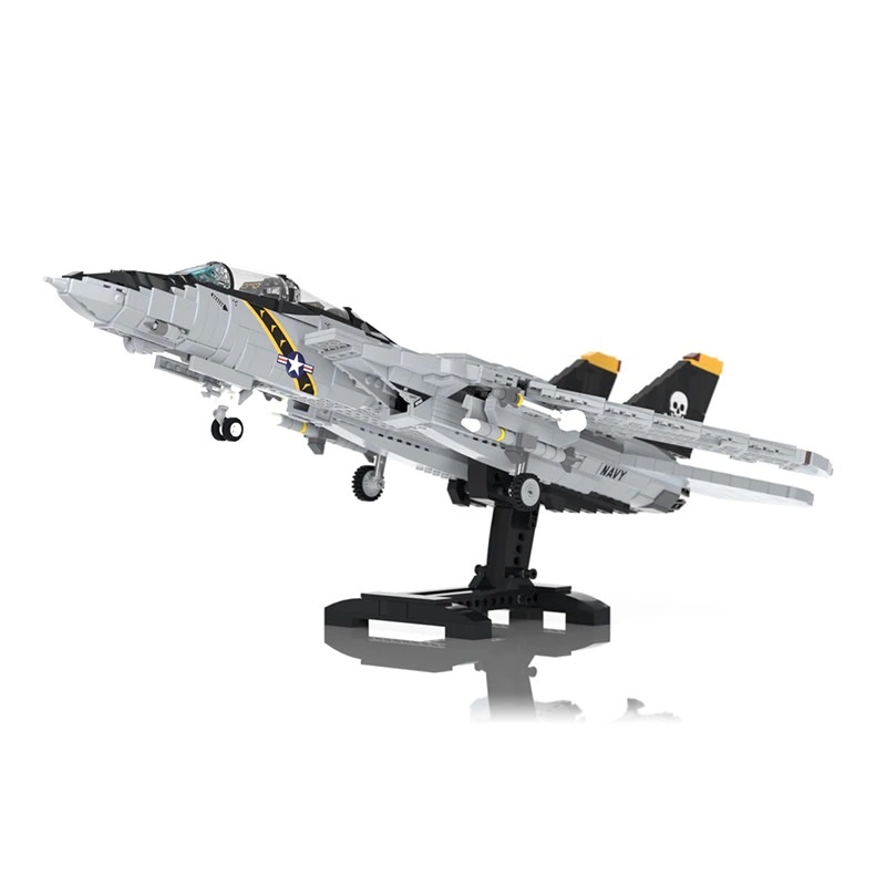 MILITARY MOC 89812 F 14 Tomcat Supersonic Fighter MOCBRICKLAND 5