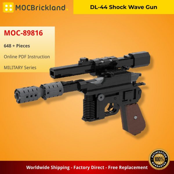 MILITARY MOC 89816 DL 44 Shock Wave Gun MOCBRICKLAND 5